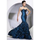 Women's Vintage Mermaid/ Trumpet Sweetheart Taffeta Prom Evening Dress