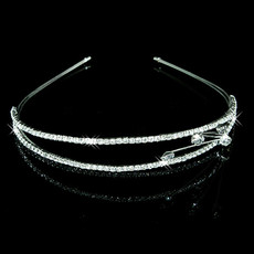 Cheap Beautiful Alloy With Rhinestone Bridal Wedding Tiara