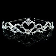 Cheap Beautiful Alloy With Rhinestone Bridal Wedding Tiara