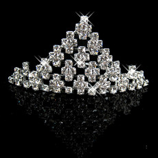 Affordable Beautiful Alloy With Rhinestone Bridal Wedding Tiara