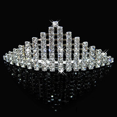 Inexpensive Beautiful Alloy With Rhinestone Bridal Wedding Tiara