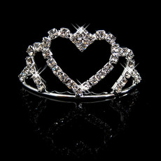 Inexpensive Beautiful Alloy With Rhinestone Bridal Wedding Tiara