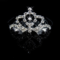 Inexpensive Beautiful Alloy With Rhinestone Bridal Wedding Tiara