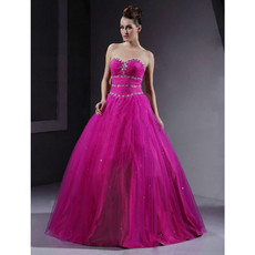 A-Line Sweetheart Floor Length Quinceanera Dress for Women and Girls