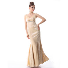 Women's Discount Mermaid Satin Long Prom Evening Dress with Lace Jackets for Sale