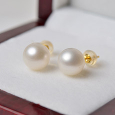 Affordable Classy White/ Pink/ Purple Freshwater Natural Pearl Earring Set