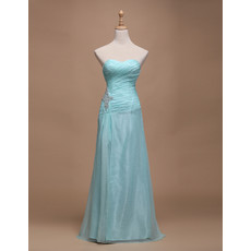 Women's Vintage A-Line Sweetheart Floor Length Tulle Evening Dress