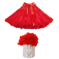 Women's Red Tulle Mini Tutus/ Skirts/ Wedding Petticoat