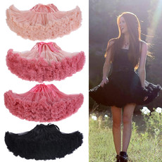 Women's Party Colorful Tulle Mini Tutu/ Skirt/ Wedding Petticoat