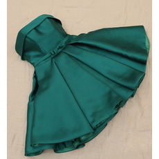 A-Line Strapless Short Emerald Green Homecoming/ Party Dress