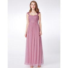 Amazing Sweetheart Floor Length Chiffon Bridesmaid Dress with Straps