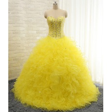 Elegant Ball Gown Sweetheart Floor Length Prom/ Quinceanera Dress