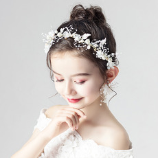 Pearl Kids Girls Hoop Hairband Headband Hair Accessory for Wedding