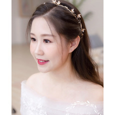 Alloy with Pearl Wedding Headpieces/ Fascinators for Brides