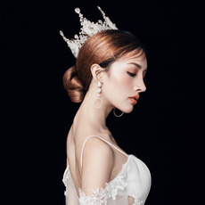 Alloy with Rhinestone Wedding Tiara/ Headpieces for Brides