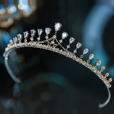 Alloy with Rhinestone Wedding Tiara/ Headpieces for Brides