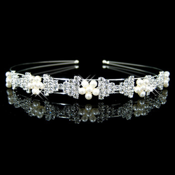 Cheap Beautiful Alloy With Flower Bridal Wedding Tiara