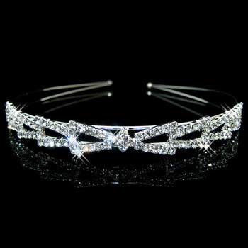 Affordable Beautiful Alloy With Rhinestones Bridal Wedding Tiara