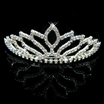 Cheap Beautiful Alloy With Rhinestone Bridal Wedding Tiara