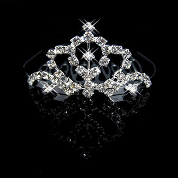 Inexpensive Beautiful Alloy With Rhinestone Bridal Wedding Tiara