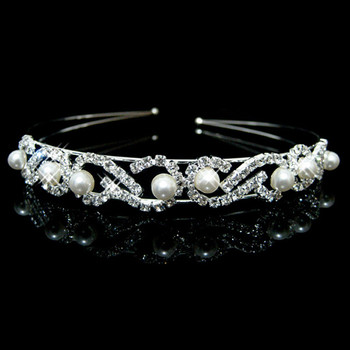 Affordable Beautiful Alloy With Pearl Bridal Wedding Tiara