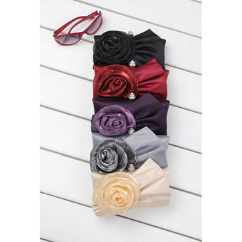 Beautiful Satin Evening Handbags/ Clutches/ Purses with Flower