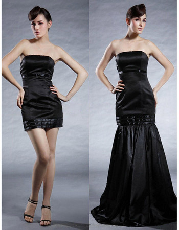 Custom Two in one Mermaid Evening Dress for Women with Detachable Skirts