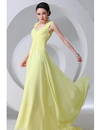 Affordable Sexy Chiffon Sheath Open Back Long Prom Evening Dress for Women