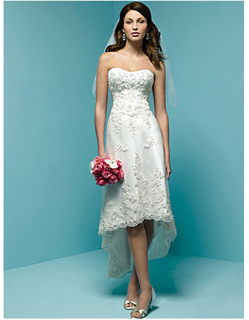 empire waist beach wedding dress