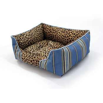 Red Soft & Cozy Washable Pet Mat Dog Cat Bed In Leopard Print 3 Sizes