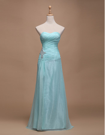 Women's Vintage A-Line Sweetheart Floor Length Tulle Evening Dress