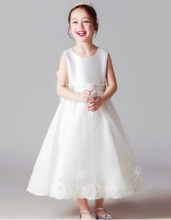 tea length communion dress