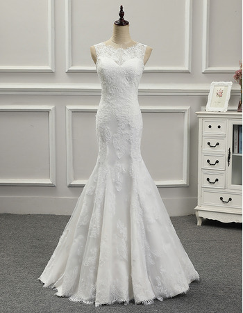 trumpet wedding dress with detachable train