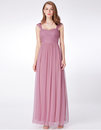 Amazing Sweetheart Floor Length Chiffon Bridesmaid Dress with Straps