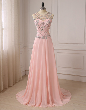 New Style Floor Length Chiffon Evening/ Prom/ Formal Dress