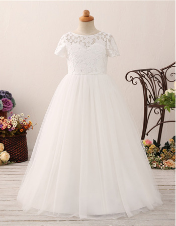 short first communion dresses