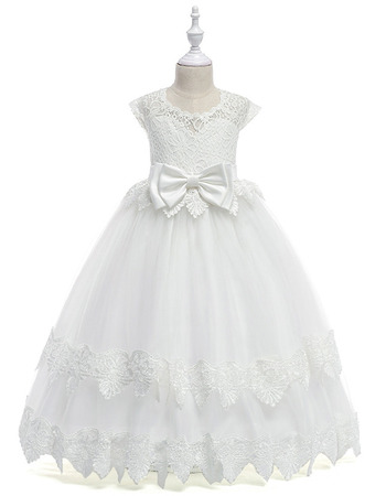 Adorable Ball Gown Floor Length Flower Girl Dress for Wedding