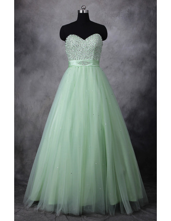 New Sweetheart Floor Length Beading Prom/ Party/ Formal Dress