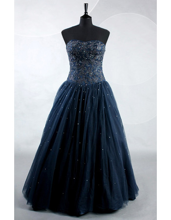 Custom Sweetheart Floor Length Beading Prom/ Party/ Formal Dress