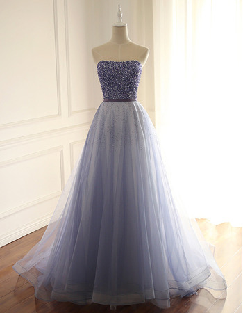 Elegant Strapless Beading Multi-Color Prom/ Party/ Formal Dress