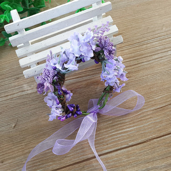 Kids Girls Lavender Headband Hairband Headwear Hair Accessory