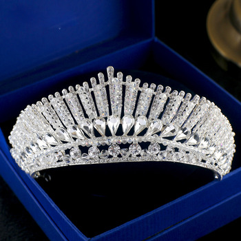 Alloy with Rhinestone Wedding Tiara/ Headpieces for Brides