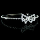 Beautiful Alloy With Rhinestone Bow Bridal Wedding Tiara