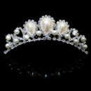 Inexpensive Beautiful Alloy With Pearl Bridal Wedding Tiara