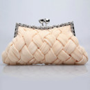 Beautiful Satin Evening Handbags/ Clutches/ Purses with Rhinestone