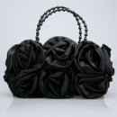 Inexpensive Silk Evening Handbags/ Clutches/ Purses with Flower