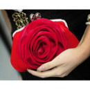 Cheap Silk Evening Handbags/ Clutches/ Purses with Flower