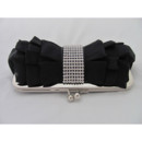 Inexpensive Silk Evening Handbags/ Clutches/ Purses with Rhinestone