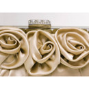 Inexpensive Silk Evening Handbags/ Clutches/ Purses with Flower