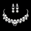 Beautiful Crystal Earring Necklace Set Wedding Bridal Jewelry Collection
